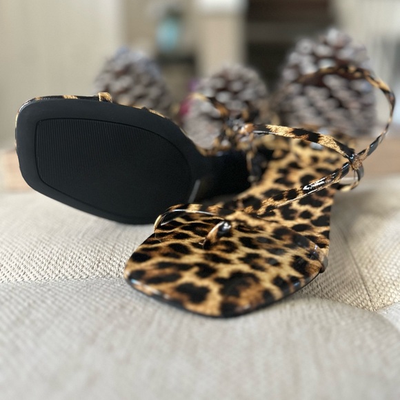 Abound- Leopard Print Kitten Heels- Size 7M - Picture 5 of 11